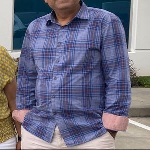 Joseph Abboud Size L Men’s Collared Full-Sleeve